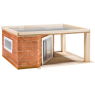 Building set - garden house - 135 pieces